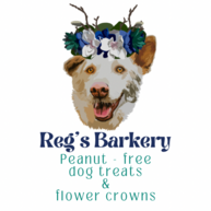 Logo for Reg's Barkery Dog Treats & Flower Crowns