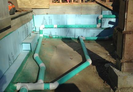 custom drainage and water proofing to fix a wet basement