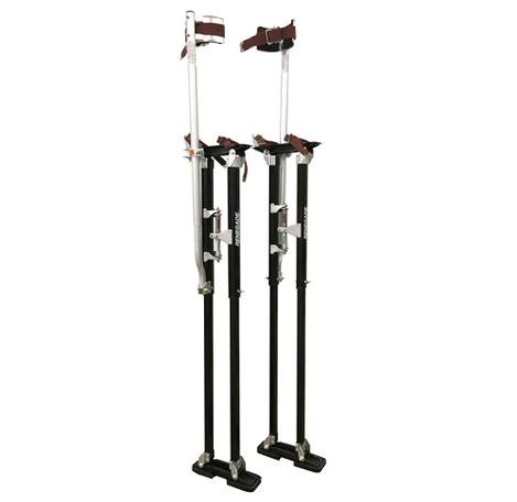 30" Renegade Pro Drywall Stilts 18" Padded Comfort Straps 