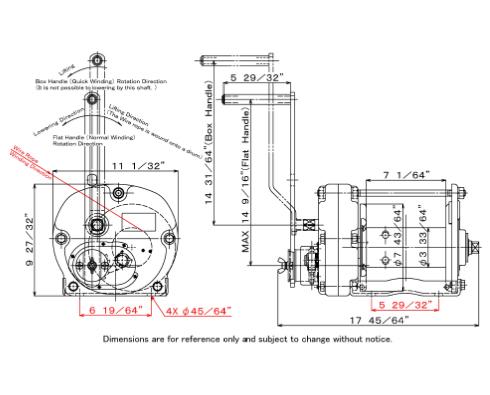 Cabrestante manual - GM-20-SI - Maxpull - compacto / de engranaje / de  tambor