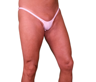 No more tucking full MTF transformation camel toe look swimsuit
