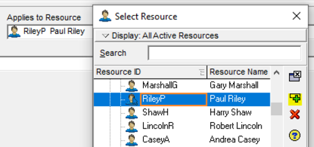 Assign Primavera P6 resource to an issue