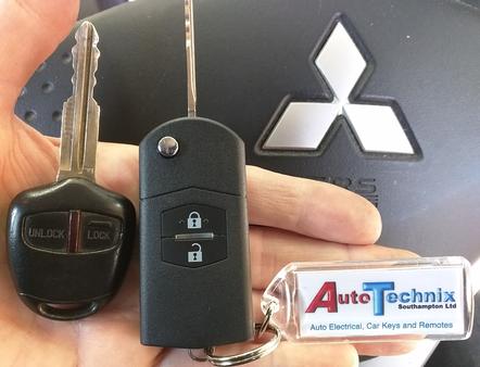 Mitsubishi remote flip key upgrade