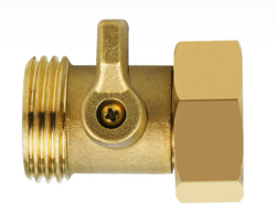 Garden Hose Shut off Valve Heavy Duty Solid Brass with Washer