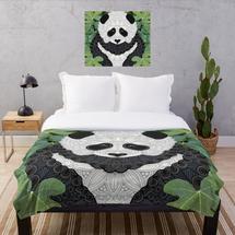 baby panda blanket