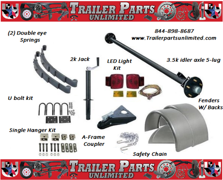 Build-Your-Own Axle Kits - Centreville Trailer Parts