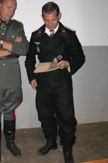 WW2 German senior Panzer commander with Knight Cross