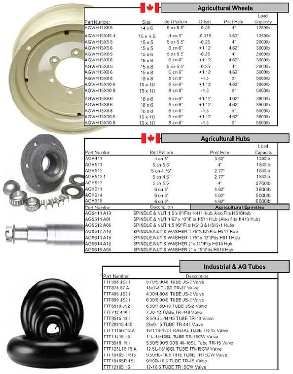 TRAILER WHEELS/HUBS