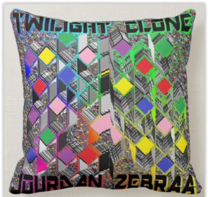 Twilight Clone Famous MixTape Pillow 16"x16"