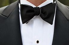 Gent Tux and Black Bow Tie