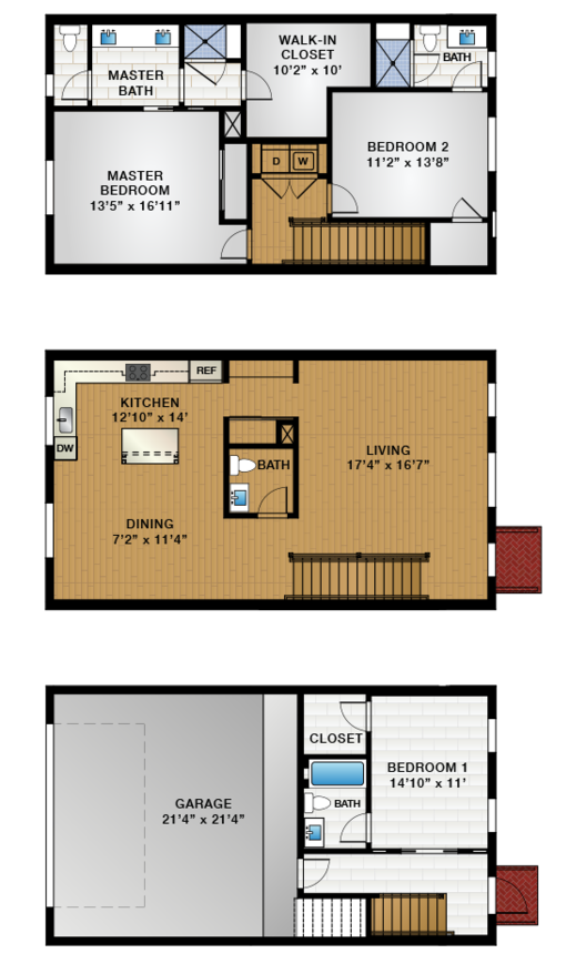 Cannery Row Rosewalk Floor Plan