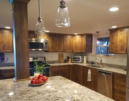 Rustic Alder Shaker Kitchen