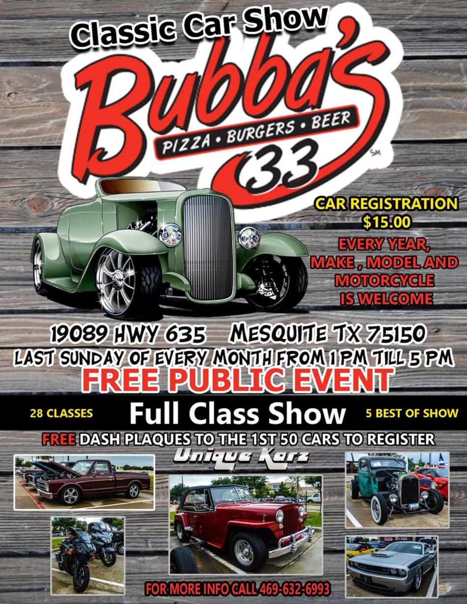 Car Show Calendaer Schedule