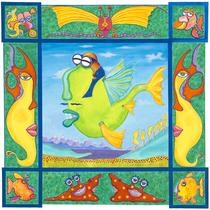 Flying Fish and Friends by artist Ian Turner