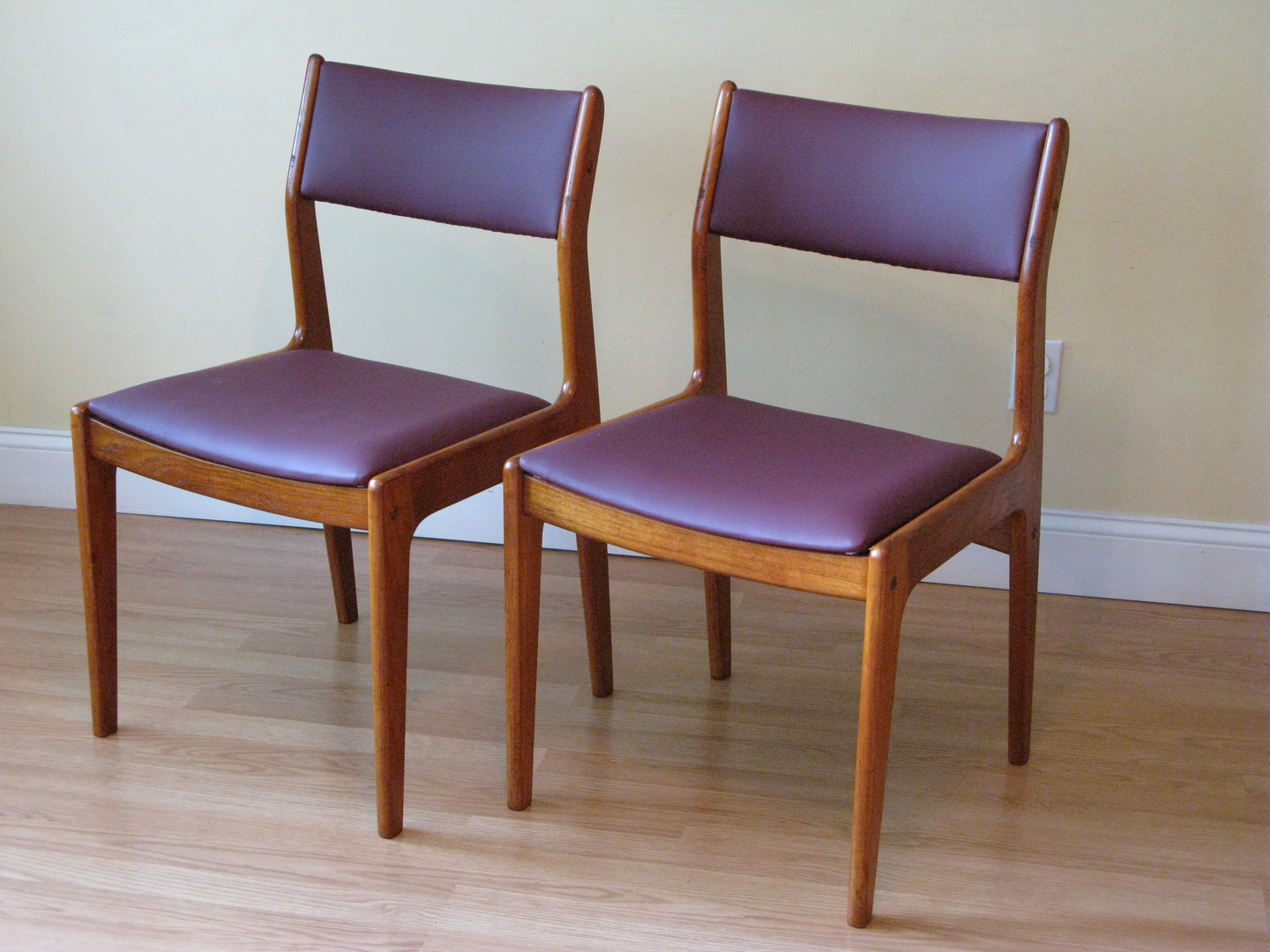 Danish Teak Dining Chairs By D Scan