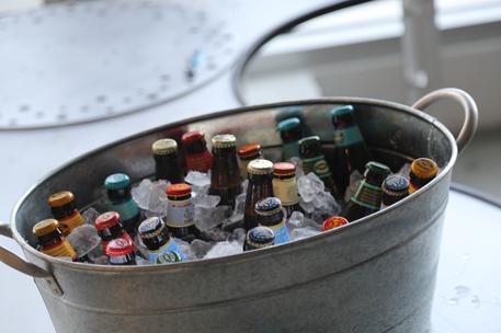 beers in ice bucker startup accelerator environment design mixer