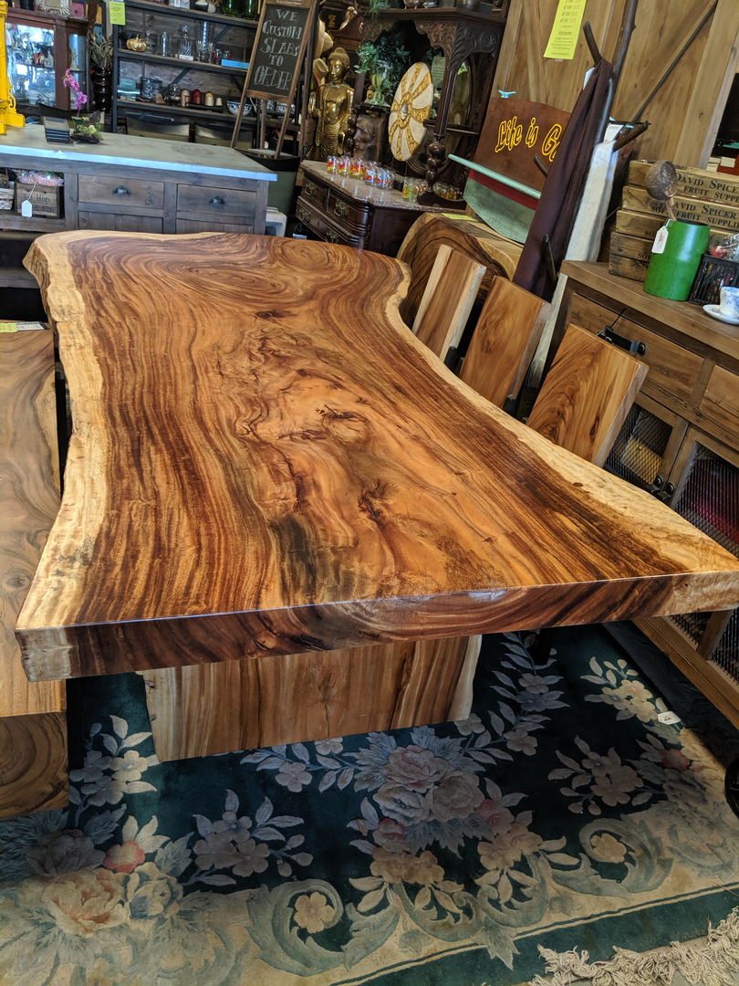 Live Edge Slab Wood Dining Tables Decor Direct Wholesale Warehouse