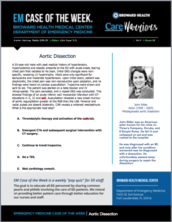 aortic dissection, Abhinay Reddy