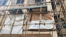Window covering for building restoration repair painting work