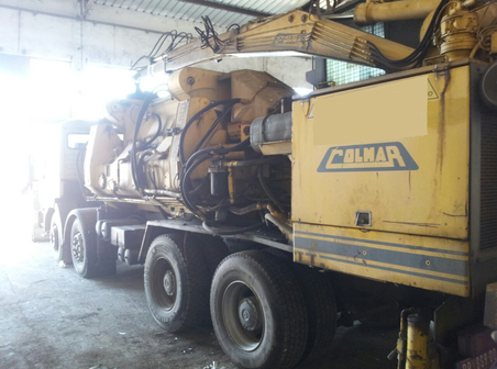 Colmar Baler with Man Truck Hammermill For Sale