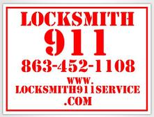 Lockout 911 Sign