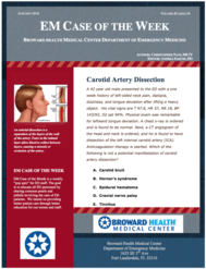 0116 -5 Carotid Artery Dissection (written by Chris Nani, MSIV)