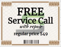 Garage Door Repair Service Call Coupon in Las Vegas