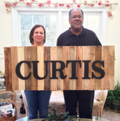 custom family sign | GPCurtis