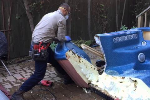 Looking for SPA removal services in Omaha? Omaha Junk Disposal specializes in the removal and recycling of SPAs, Jacuzzis, bathtubs, hot tubs, including breaking the SPA, Jacuzzi, hot tub down prior to hauling. Free estimates. Schedule a SPA removal service today. Cost Of SPA Removal? Free Estimates! Call Today Or Schedule SPA Removal Online Fast!