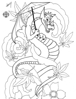 tattoo art coloring pages