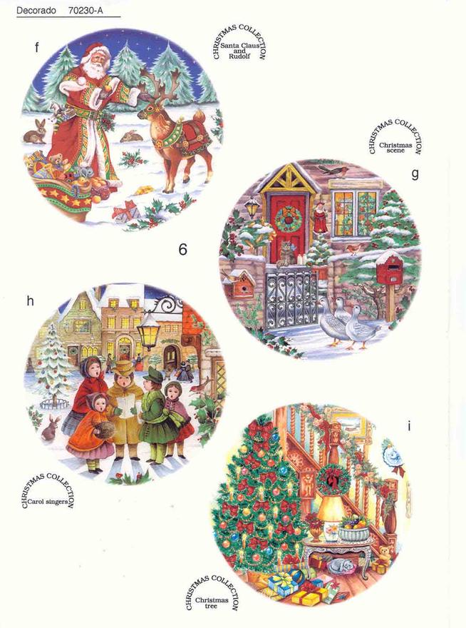 Christmas Ceramic decals for china by Calcodecal