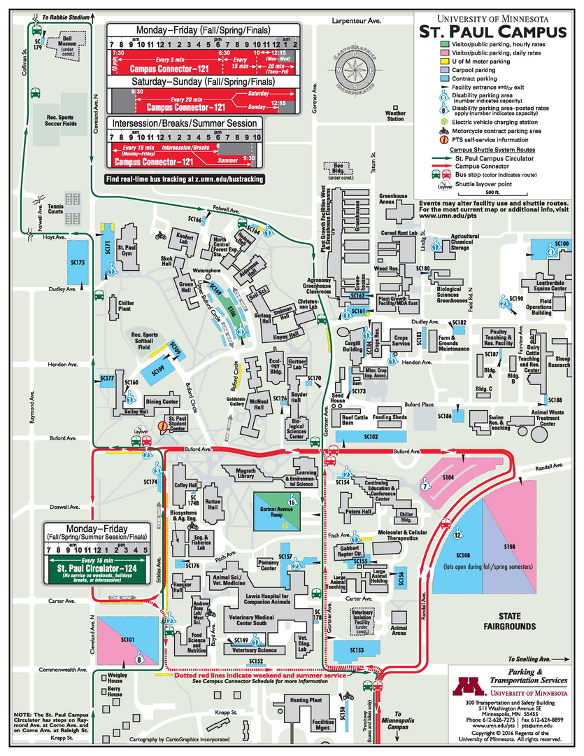 St Paul Campus Map Iso - Maps