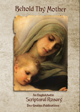 The cover of our scriptural rosary book