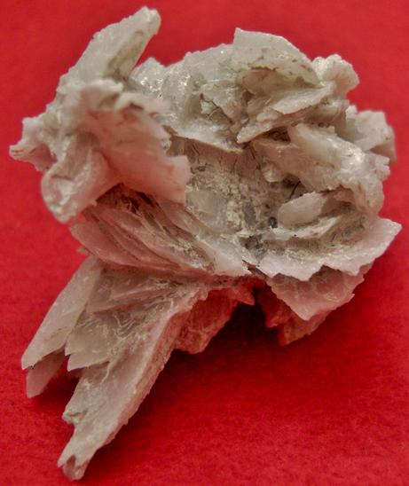 Calcite pseudomorph after Glauberite crystals, Camp Verde District, Yavapai County, Arizona, USA, ex Ted Morley, circa1960