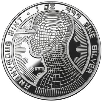 Buy 1 oz Silver Bitcoin Round .999 Fine