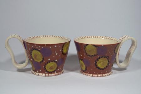 Earthenware, Porcelain Slip, and Underglaze, Cone 04 Oxidation