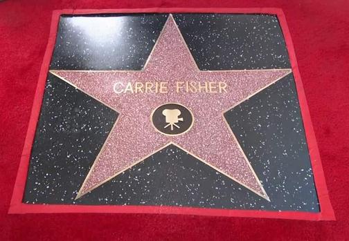 Geekpin Entertainment, Carrie Fisher, Hollywood Walk of Fame, Star Wars, May The Fourth