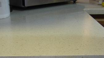 what it looks like to repair a cracked corian countertop in Pennsylvania