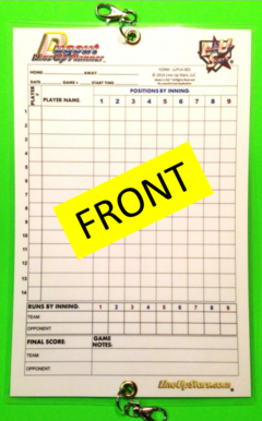 Dugout Line Up Planning Chart