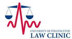 “University of Strathclyde Law Clinic” logo