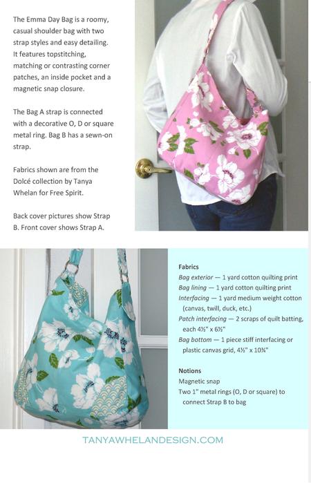 Metro Bag Downloadable PDF Sewing Pattern, Tanya Whelan Designs