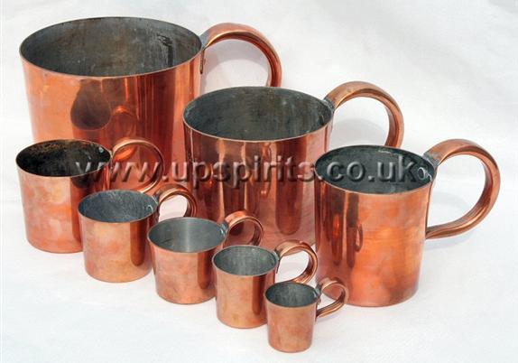 full set of Royal Navy rum measures