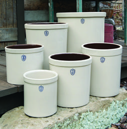 Stoneware Cylinder Crocks by Ohio Stoneware - Pressure Cooker Outlet
