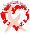 Pink Painted Ribbon Breast Cancer Designs