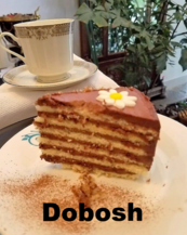 Dobos cake 9 inch round or 1/2 sheet