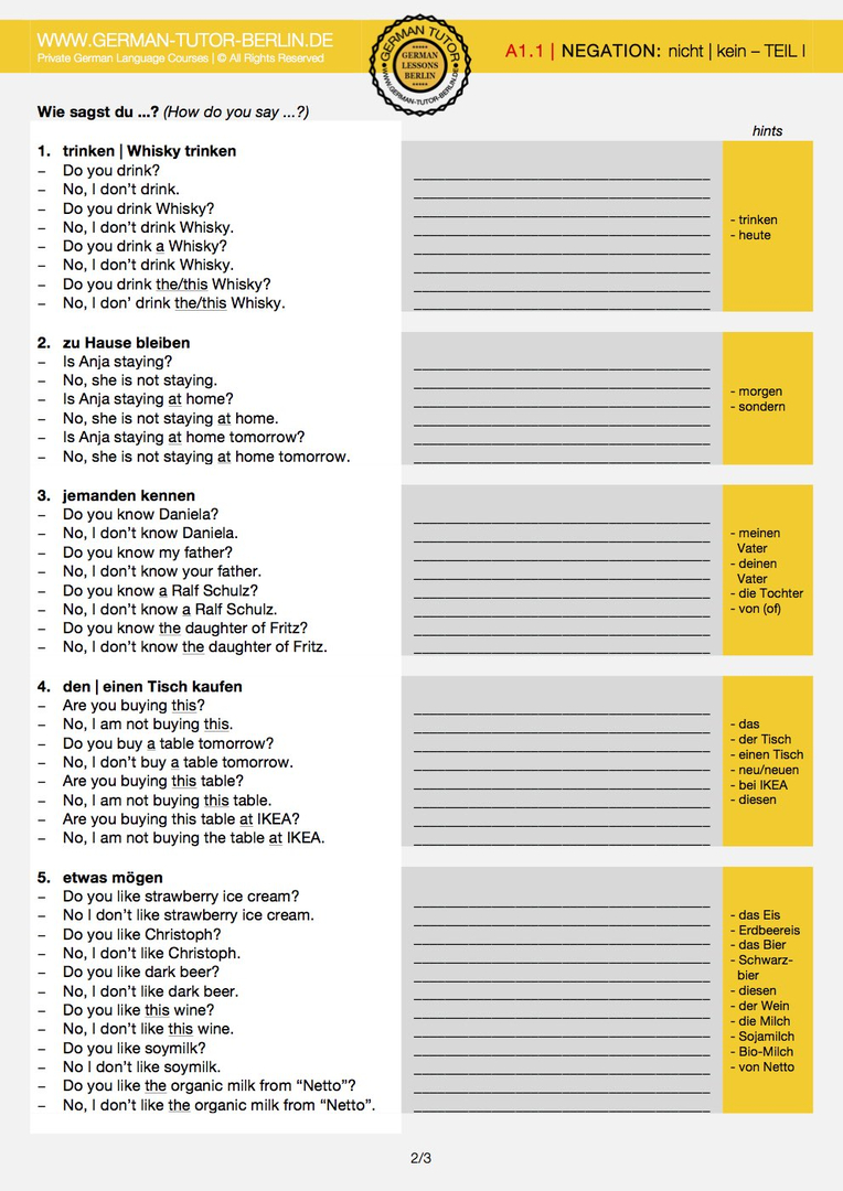 worksheet German Worksheets german exercises download free worksheets worksheets