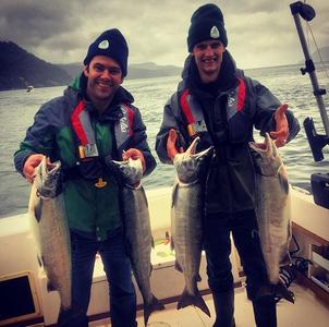 Two Handsome Young Guys Go Fishing Attractive Men With Fishing Rods Gay Int