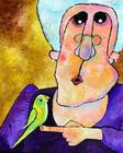 cartoon people, surrealism, whimsical art, Ian Turner