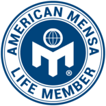 Acclaim by Credly American Mensa Life Member Badge