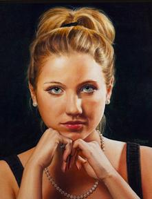 Samantha Heapps portrait painting
